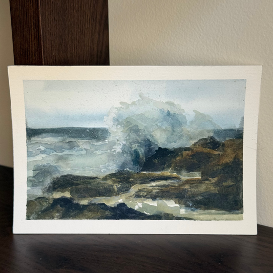 “WAVES CRASHING I”
